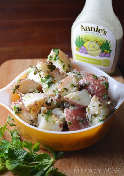 Minty Potato Salad #TeamAnnies | www.kimchimom.com
