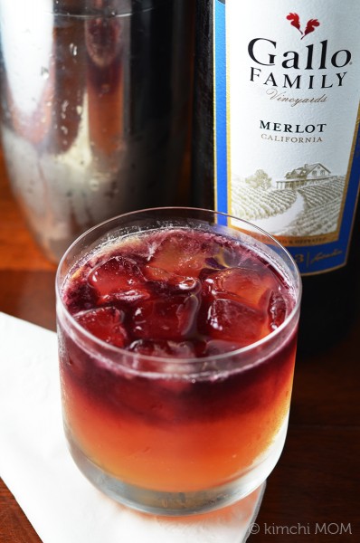 Red Wine Cocktail #SundaySupper | www.kimchimom.com