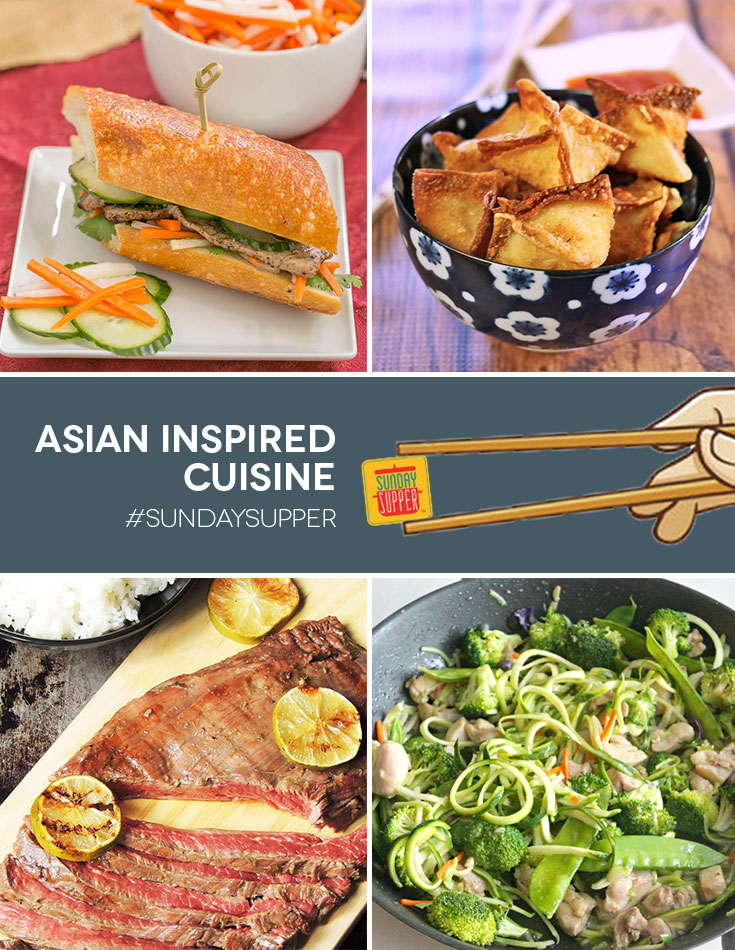 Asian Inspired Cuisine Preview #SundaySupper
