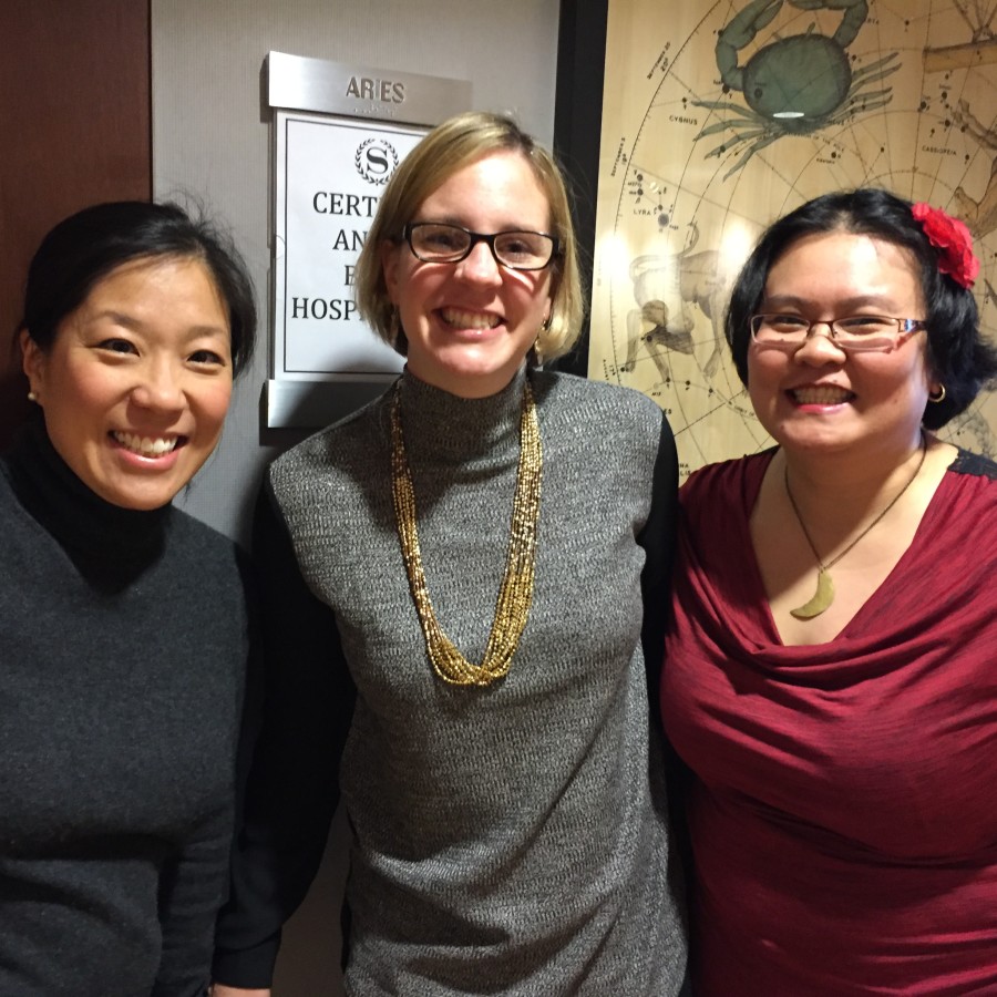 With Jenny Melrose and Thien-Kim Lam