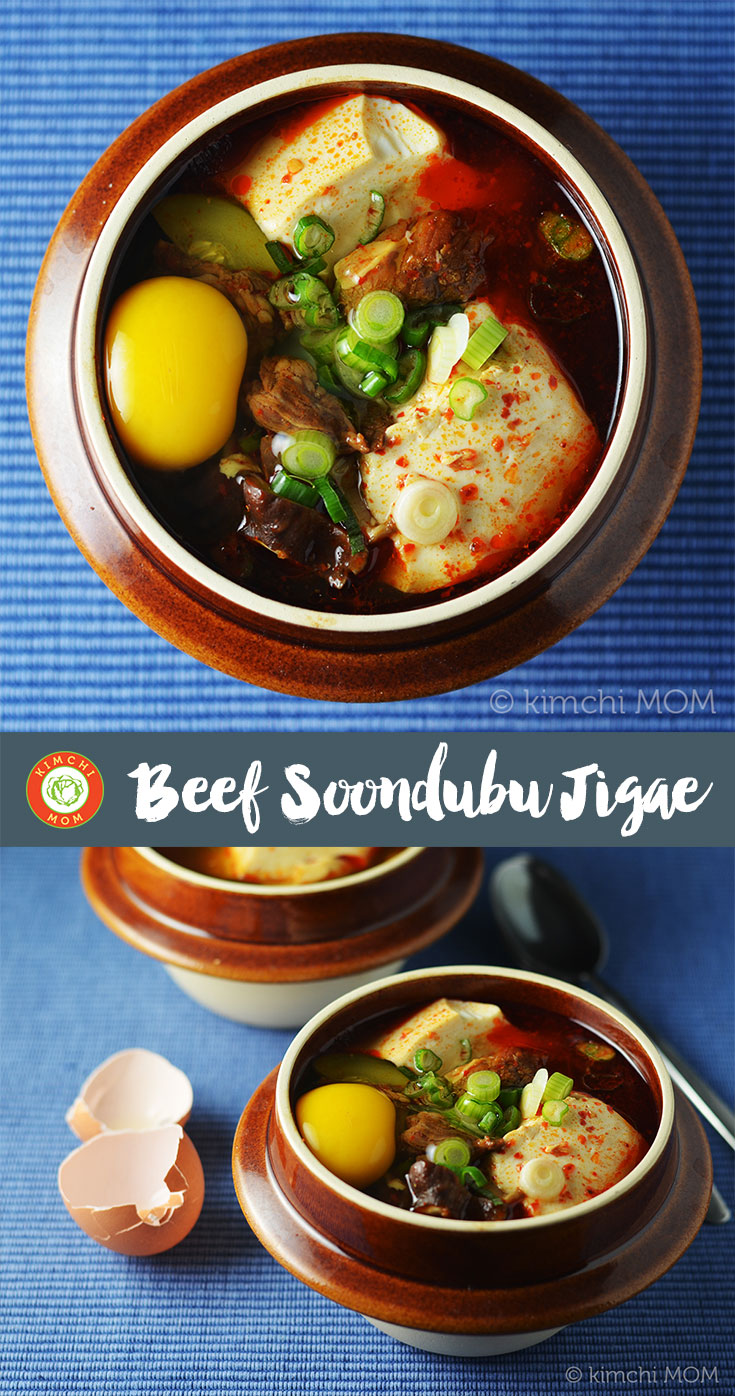 Beef Soondubu Jigae #SundaySupper
