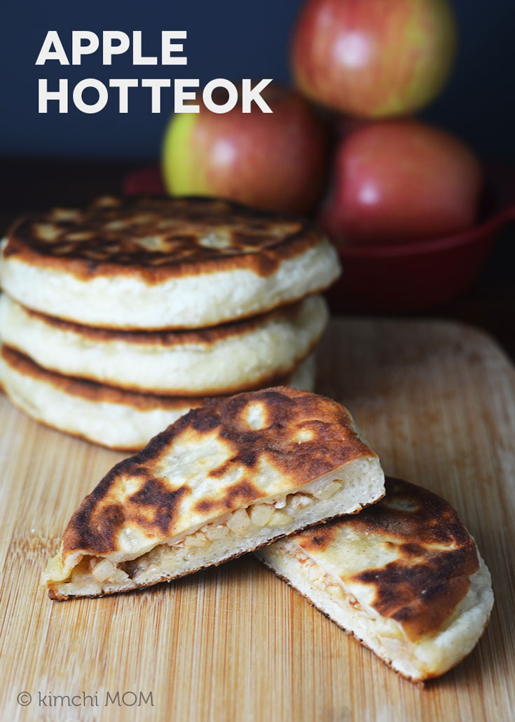 Apple Hotteok (Fried Stuffed Pancakes) #BrunchWeek